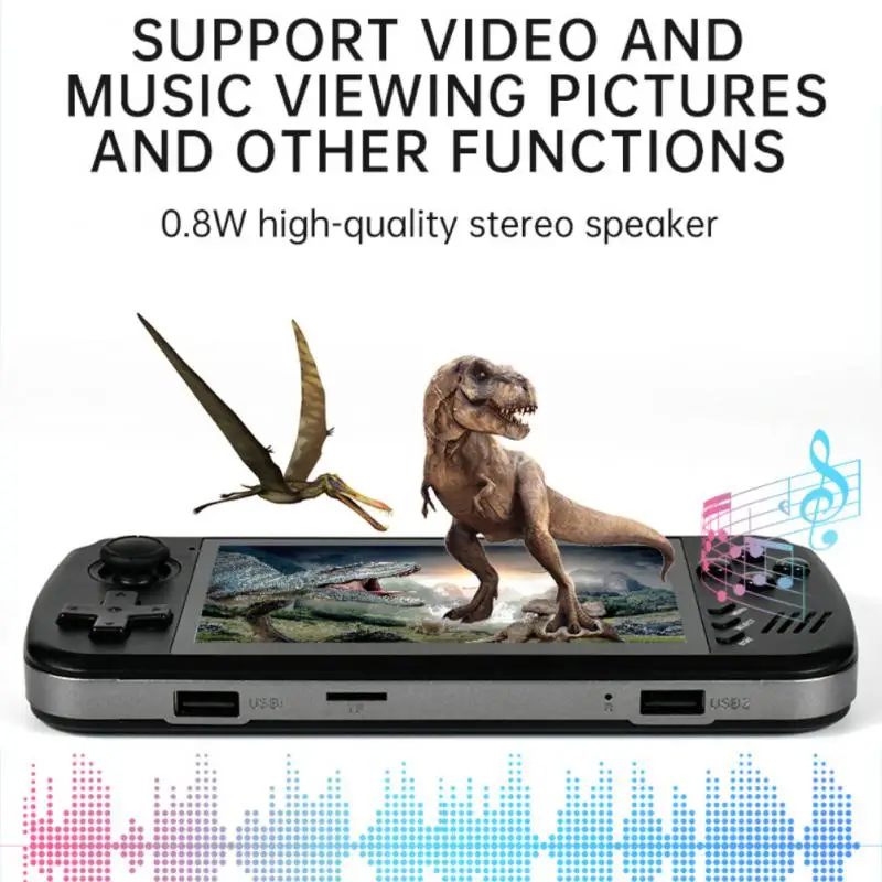 Powkiddy X39 подарки для детей Ретро игровая консоль поддержка 4K HD портативная игровая консоль 4,3 дюймов IPS горизонтальный экран игровая консоль