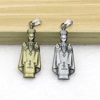 metal christian charm holy baby catholic pendant religious hanging ornament for handmade diy necklace backpack keychain