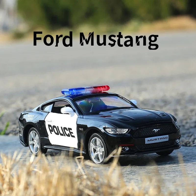 Модель американского полицейского автомобиля Ford Mustang F150 Dodge Challenger изысканные