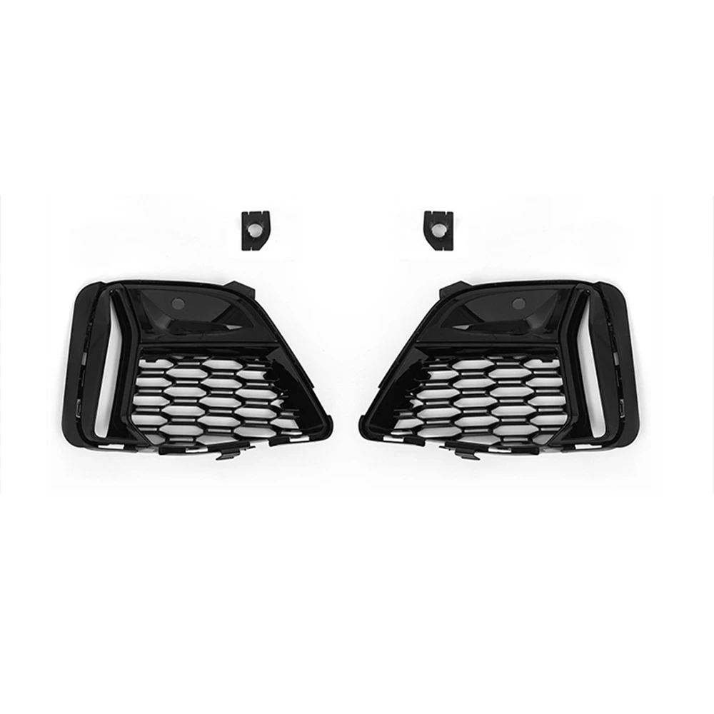 

Front Fog Light Lamp Cover Grille Trim for BMW- 3 Series G20 G28 M340I 330I 320I 330E 2019 2020 2021 2022(Bright Black)
