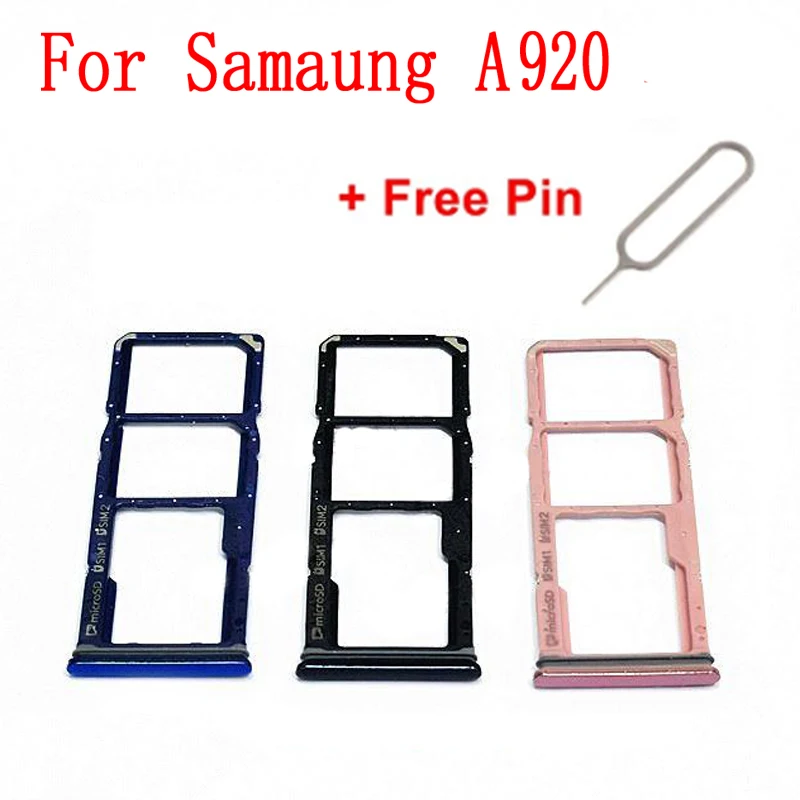 Адаптер для Sim-карты Micro SD для samsung A9 2018 A920 A920F