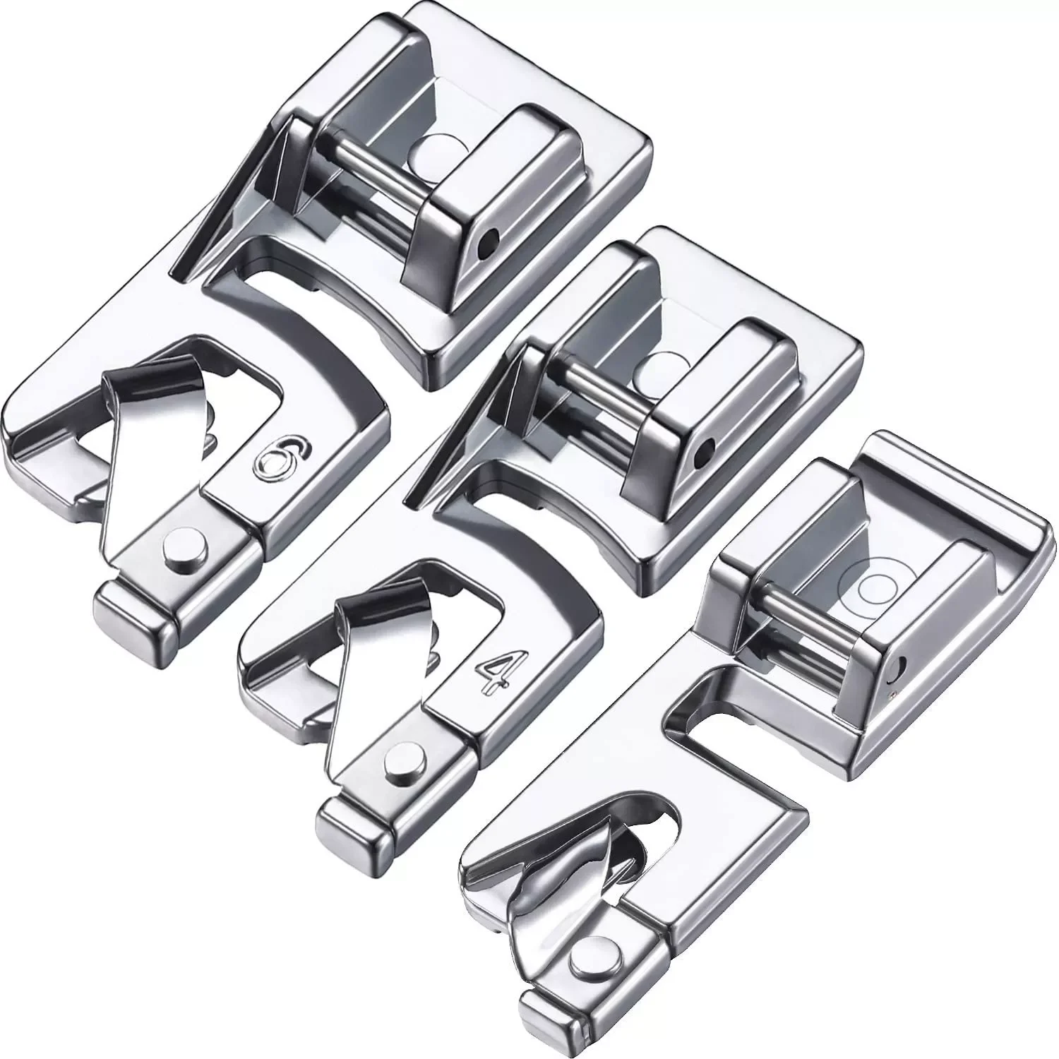 

Hot Sale 3MM/4MM/6MM Rolled Hem Foot Presser Foot For Brother Janome Sewing Machine Sewing Accessories 7YJ245