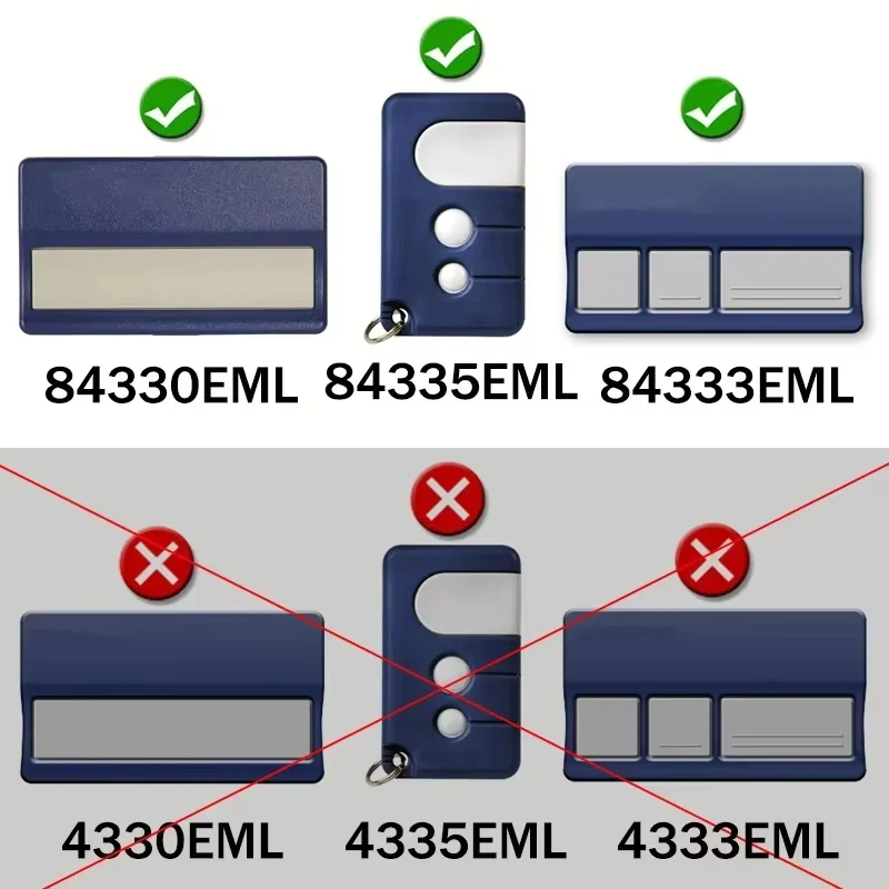 Фото 3 шт. Новый пульт дистанционного управления гаражными воротами LiftMaster 94335E 1A5639-7 для Merlin C945 C943 C940 C840 433,92 МГц №3