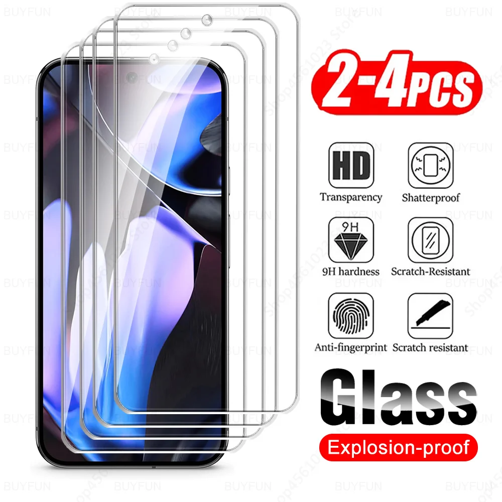 2/4 шт. стекло для Google Pixel 9 Pro XL закаленное Защитная пленка экрана телефона Googe Gogle Fold