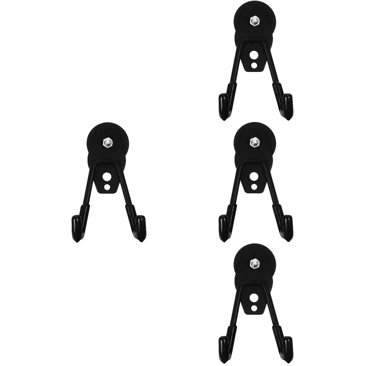 

4pcs Magnetic Hook Tool Hanger Garage Hook Heavy Duty Utility Hook Wall Mount Hook