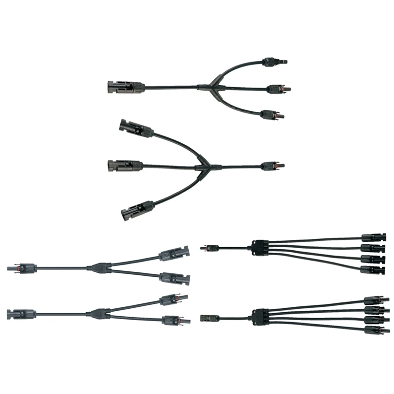 Солнечный разъем M/FFFF и F/MMMM DC1500V Y ответвление параллельный адаптер кабель штекер