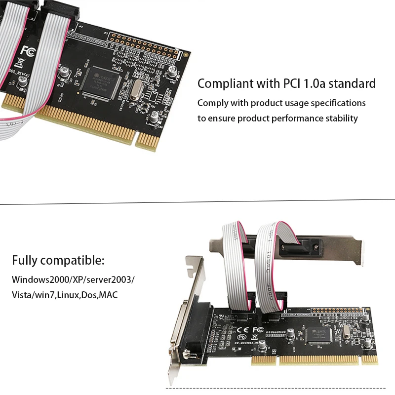 Плата расширения PCI 2 серийная с 1 параллельным портом переходник