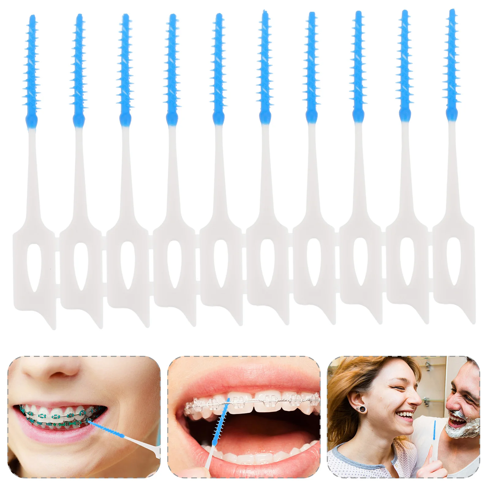 

160Pcs Interdental Brush Multipurpose Cleaning Safe Interdental Cleaner Teeth Picks Oral Care Supply