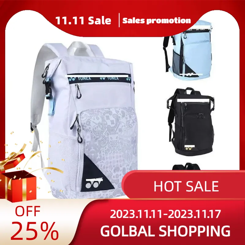 

Оригинальный водонепроницаемый рюкзак для бадминтона YONEX, 3 ракетки с отделением для обуви, эргономичный дизайн