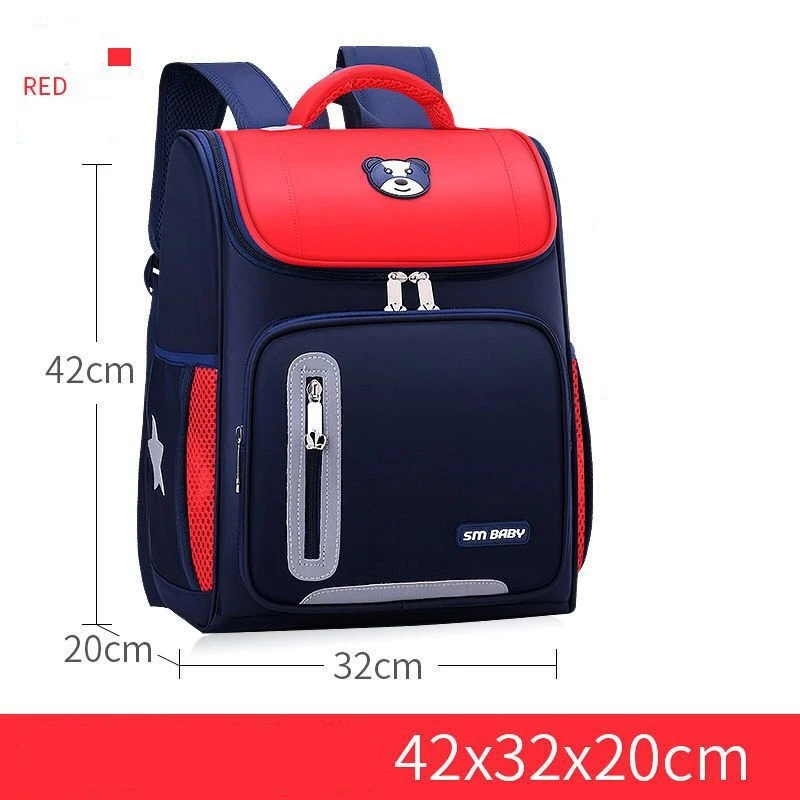 OSLD Girls Boys Lightweight Backpack British Style Bookbags Children School Bags Kids Fashion Student Waterproof Backpack
