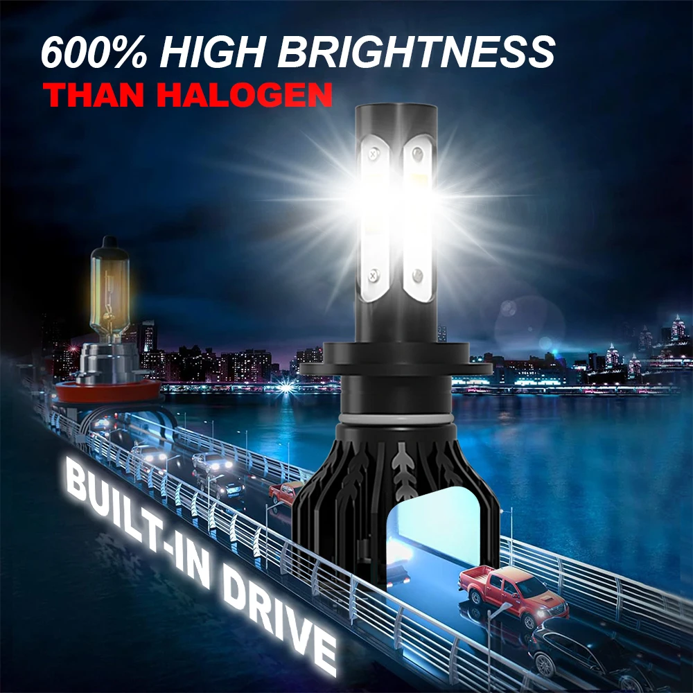 2/4 шт. автомобильные фары с 4 боковыми чипами