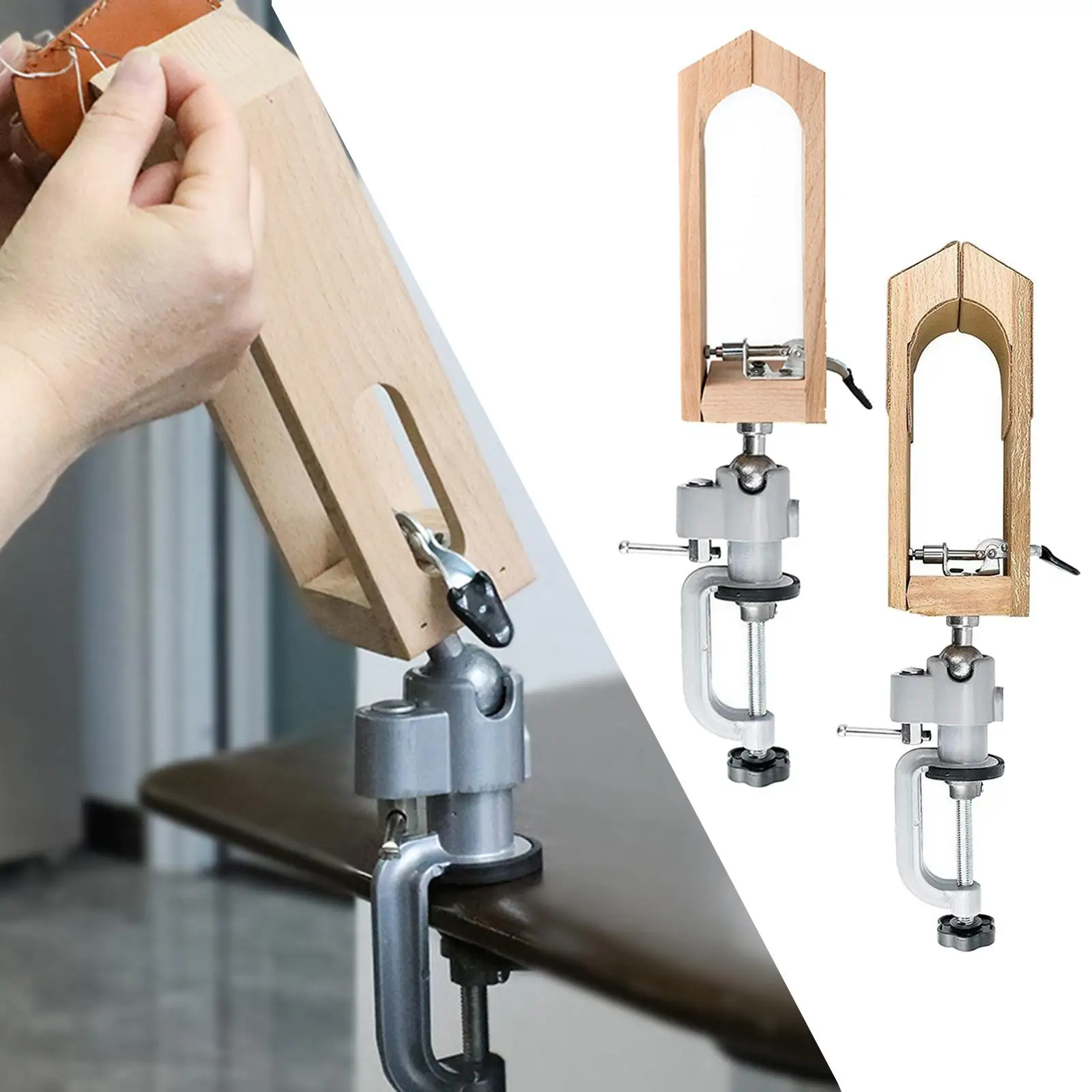 

leather Stitching Holder 360 Degrees Rotation 0-55mm for DIY Leather