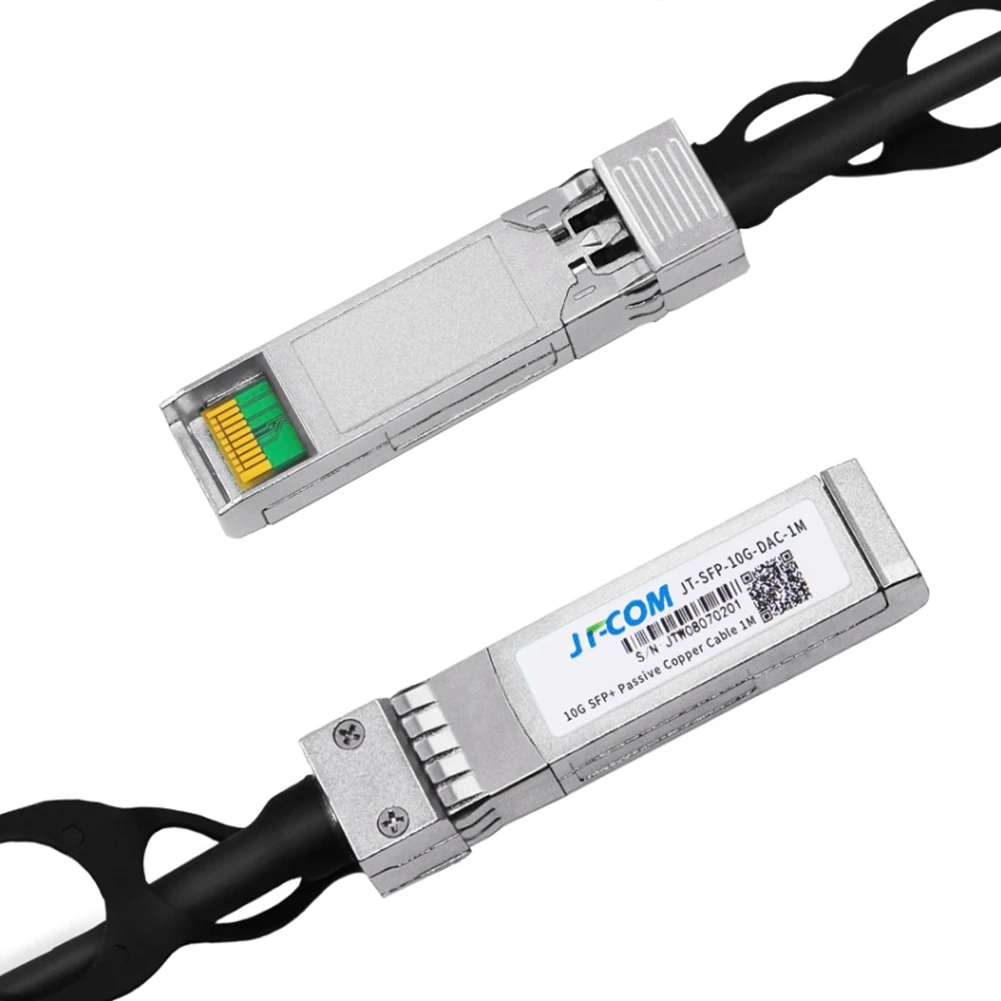 JT-COM 10Gb SFP + DAC Twinax Cable Passive for SFP-H10GB-CU2M Ubiquiti Intel mikrotik Netgear D-Link 3meters | Компьютеры и офис