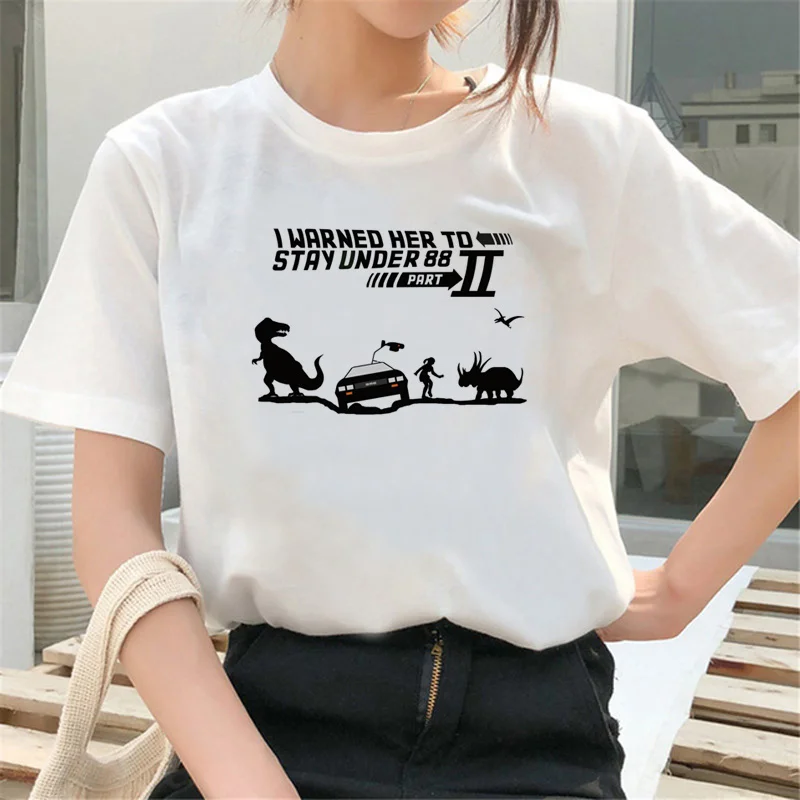 

Женская футболка с рисунком, Повседневная белая футболка с рисунком аниме, y2k