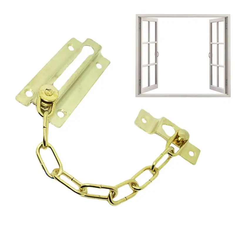Защитная дверная цепь утолщенная защита цепи с замком устойчивая к ржавчине