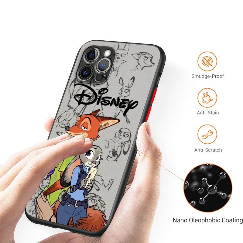 Фото Чехол для телефона Zootopia Judy с героями Диснея для iPhone 15 14 13 12 Mini 11 XS Pro Max X XR 8 7 6 Plus №3