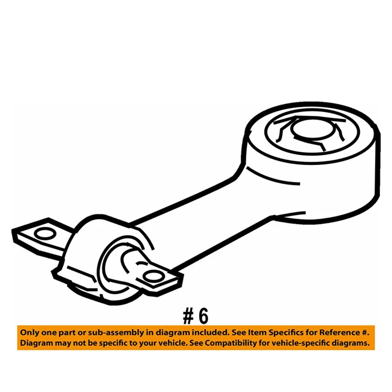 Передний верхний демпфер крутящего момента двигателя для Honda Civic 2006-2011 1.8L боковое