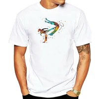 camiseta de capoeira para hombre camisa con estampado 5x 100 de algod%c3%b3n divertida cl%c3%a1sica de manga corta