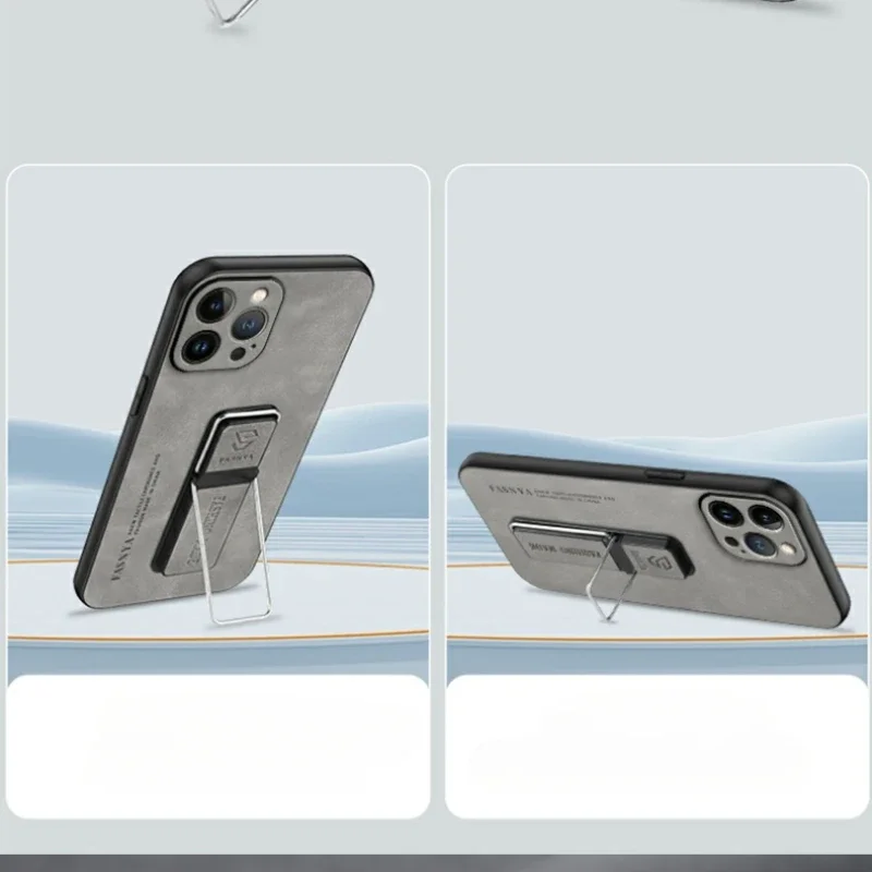 Для Honor 200 Smart 5G 200Pro Lite Skinsheep Leather Armor Case для X7C 4G X5B + X6B X8B Магнитный чехол-держатель