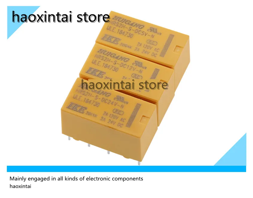 

10 шт., оригинальное реле 2 А, Φ 12V 24V-N, 8 футов