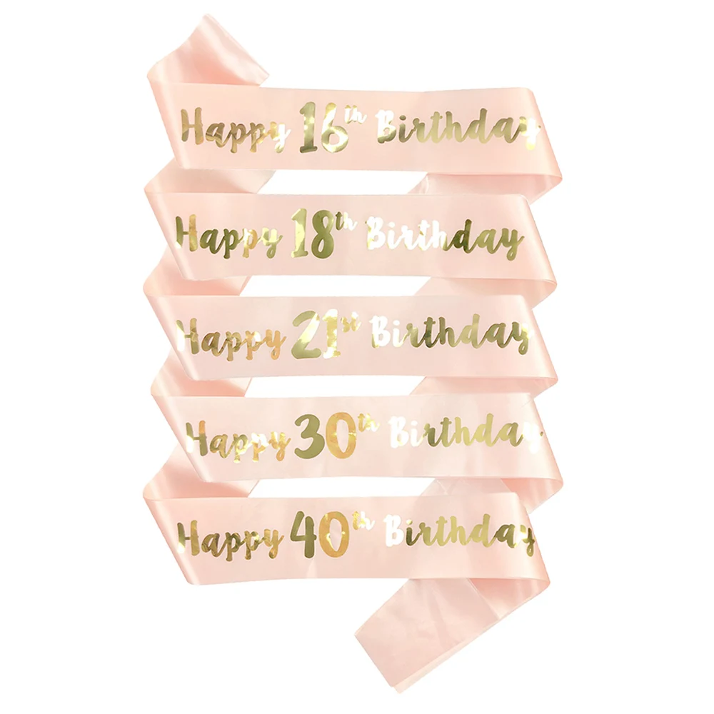 1 шт. лента на плечо для украшения вечеринки в честь Дня Рождения |