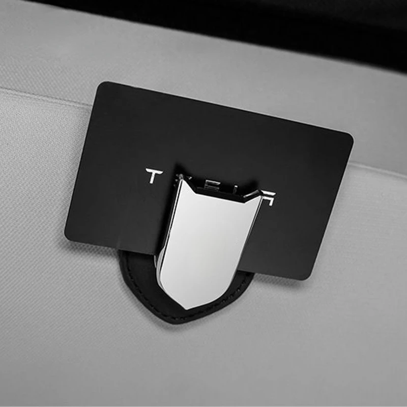 

Автомобильные солнцезащитные очки Tesla Model Y 3 X S, карточка для ключей, портативные автомобильные чехлы для очков, зажим, автомобильный солнцез...