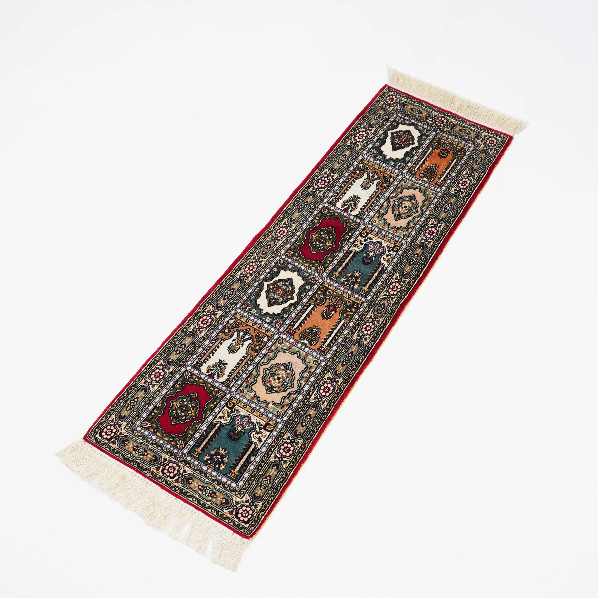 1 'x 3' маленький коврик четырехсезонный шелковые ковры ручной работы (LJH035) |