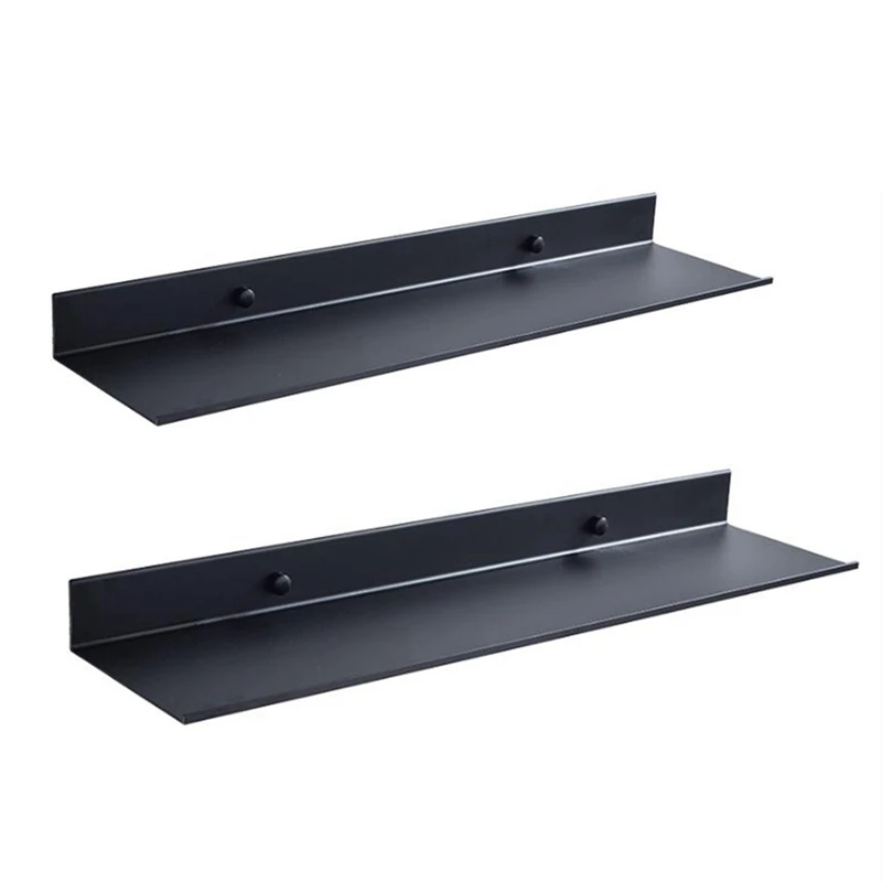 

2 Pcs Bathroom Shelves Kitchen Wall Shelf Shower Storage Rack Bathroom Accessories, 50Cm & 30Cm