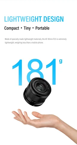 VILTROX AF 40 мм F2.5  объектив для Sony E Nikon Z