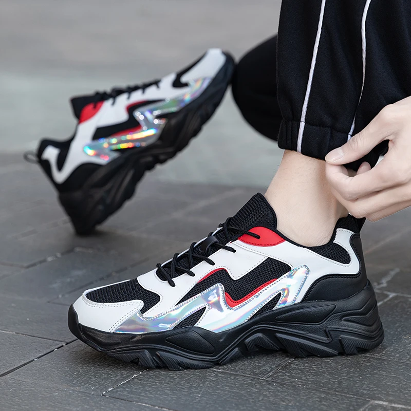 

Fashion Running Shoe Casual Non Slip Comfortable Men Women Breathable Lace Up Comfortable Sneaker Jogging Sport Shoe Footwear