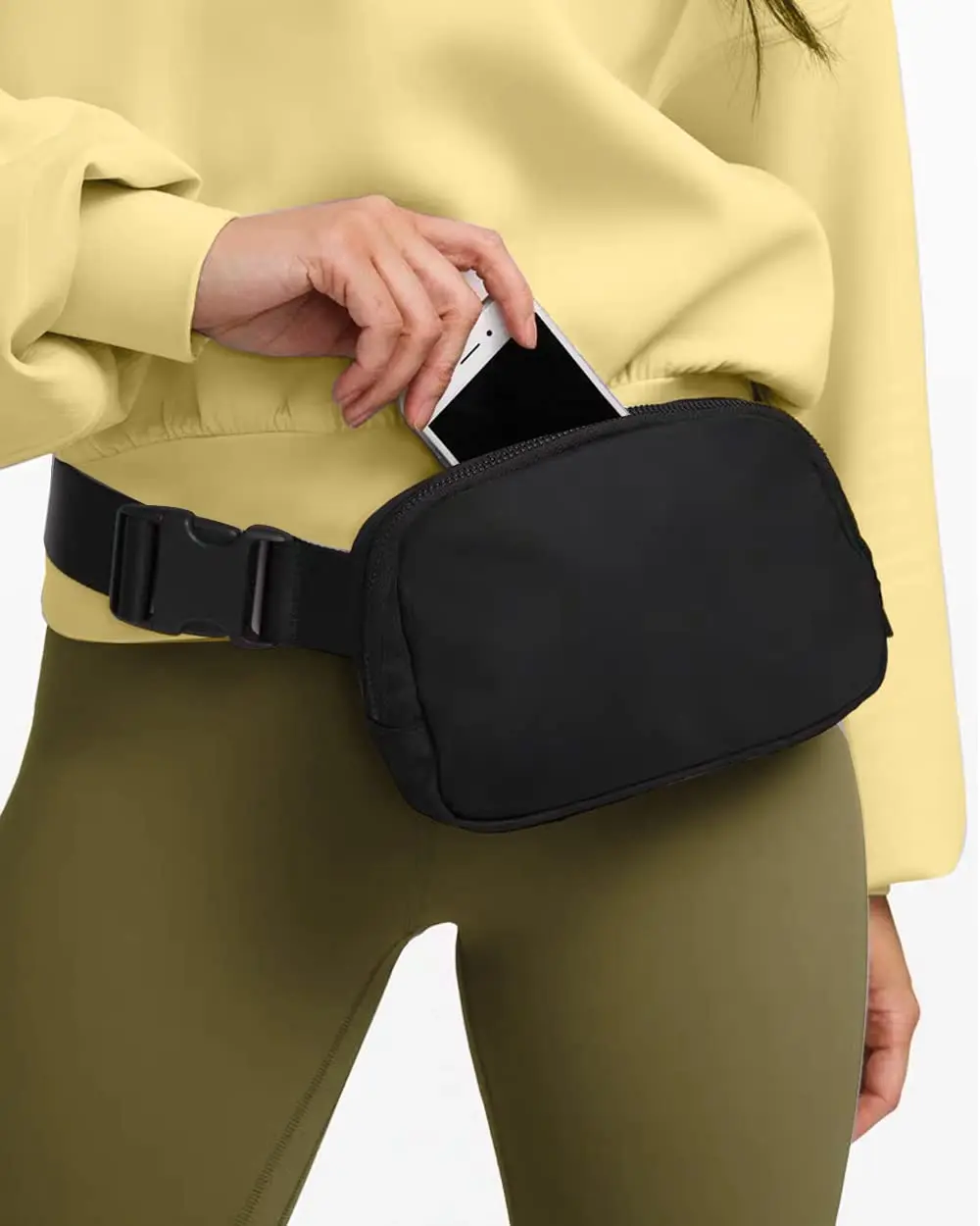 Fanny Packs for Women Men Waist Bag with Adjustable Strap Small Crossbody Bags Fashion Waist Pack for Workout Running Trav