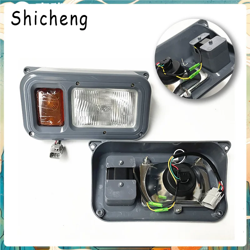 

Digging Rubber Wheel Working Steering Headlight Exterior Accessories For Excavator Parts Doosan Daewoo DH210W 7 150W7 Wheel