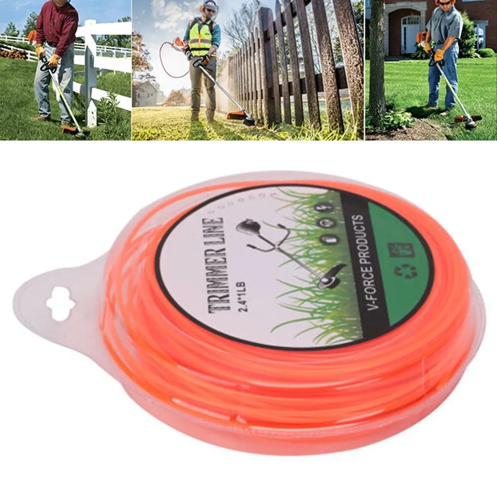 

Practical Brushcutter Cord Strimmer Line 24mmx90m Accessory Grass Rope