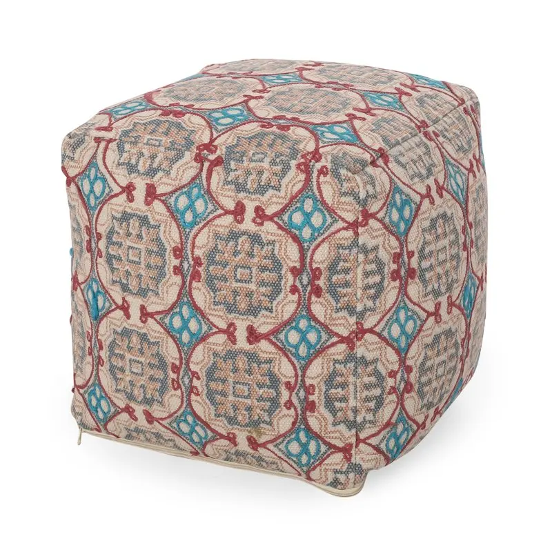 

Cube Bohemian Fabric Pouf