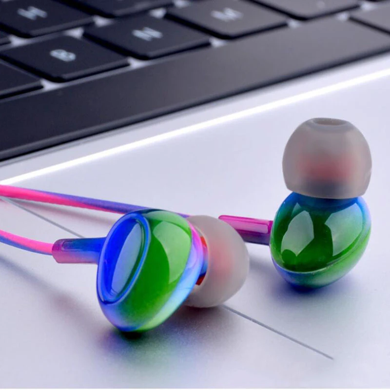 

3.5mm In-ear Wired HeadphonesEarbuds Sports Running Earphone Music Headset With Microphone Bass Stereo