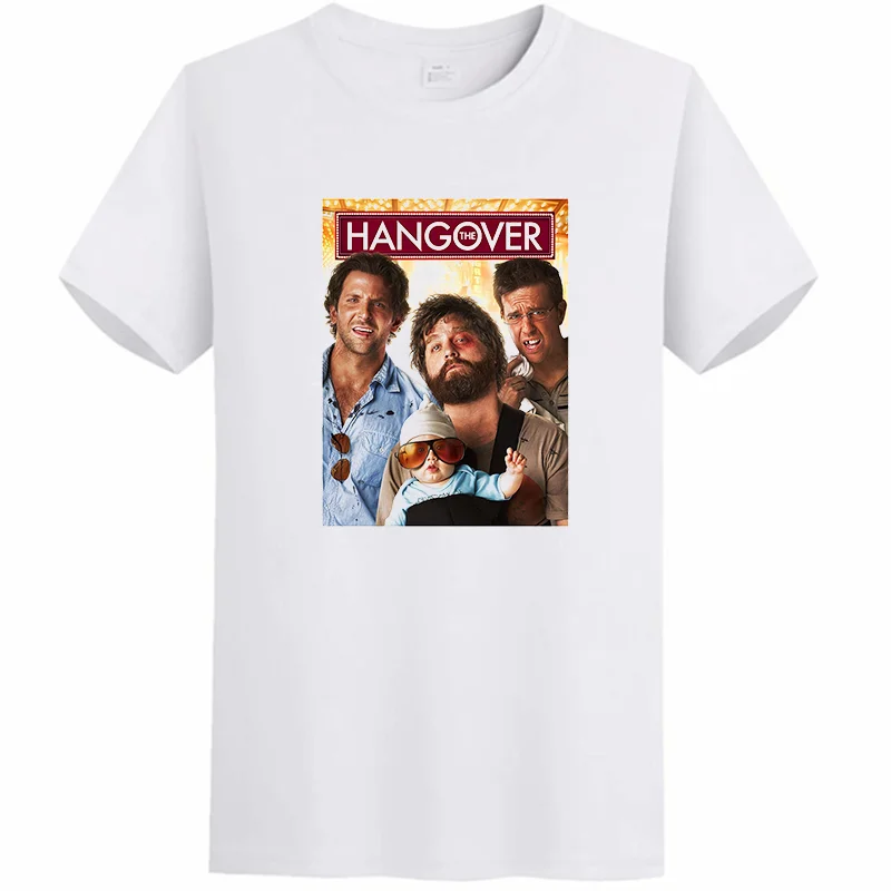 

Cool the Hangover Movie Poster graphic t shirts short sleeve t-shirts oversize t-shirts O-neck T-shirt Summer Streetwear