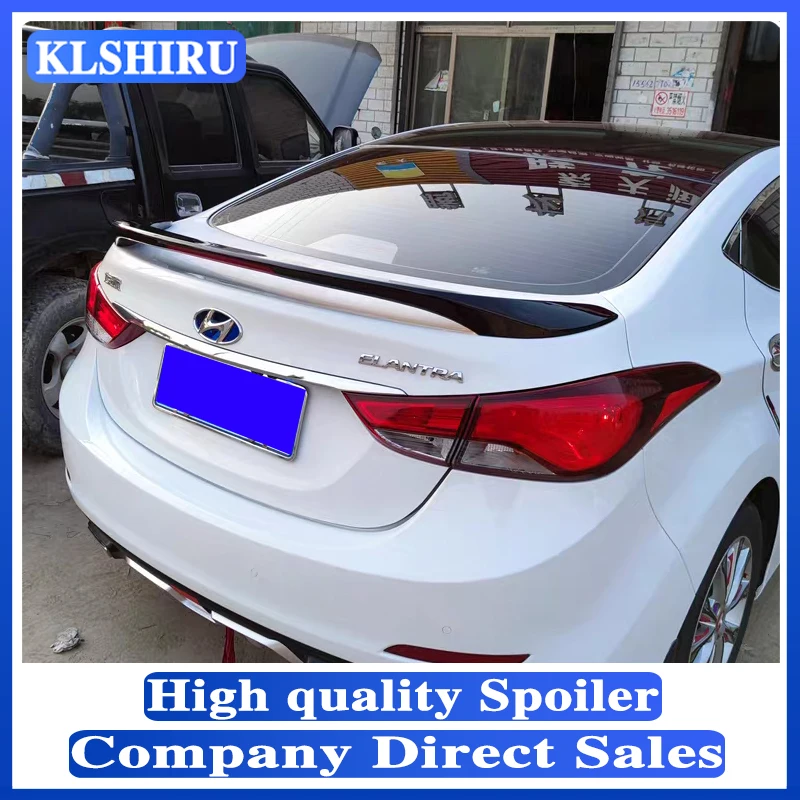 

Спойлер для Hyundai Elantra 2012 2013 14 2015 светодиодный светильник кой, высококачественный материал ABS, аксессуары для заднего багажника автомобиля, кр...
