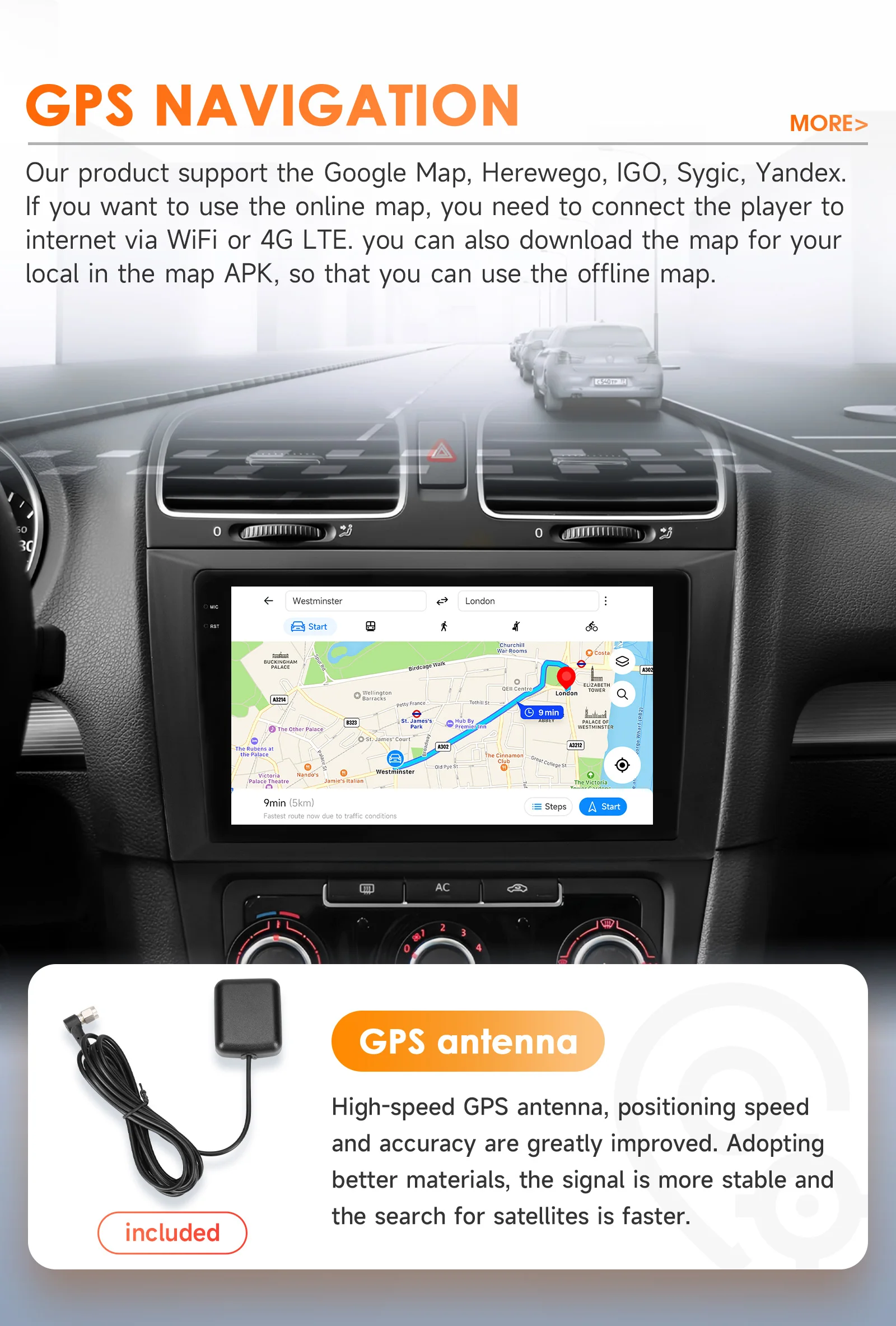 Фото Автомагнитола Hizpo 9