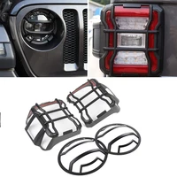 11230 21 for jeep wrangler jl 2018 2019 2020 2021 car tail light protect frame bezel taillight anti dust cover guard lamp hoods
