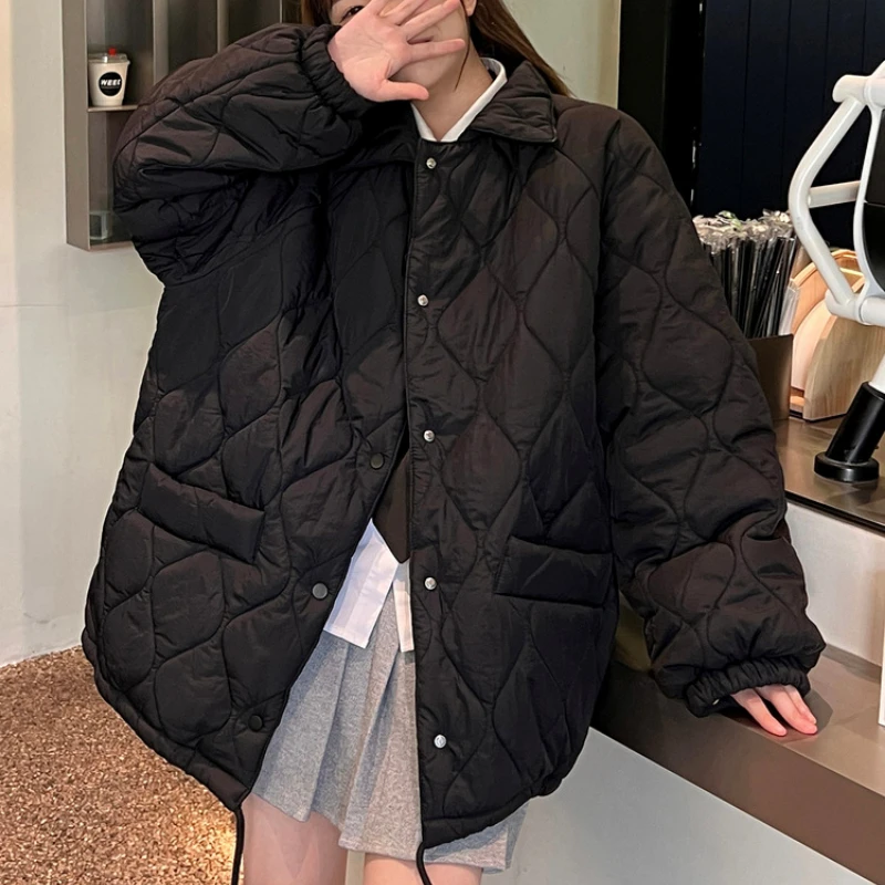 New Winter Women's Cold Coat Parkas Super Hot Coats Jackets Retro Padded Jacket Korean Fashion Coat Cheap Wholesale Clothing