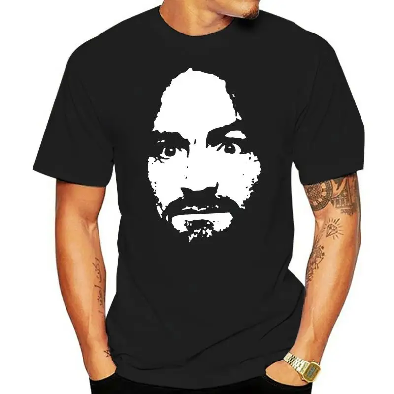 

New Charles Manson Mens T-Shirt size S-2XL