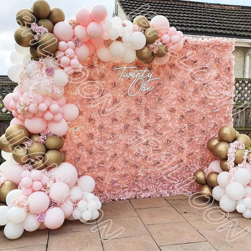 

Macaron Pink Gold Latex Balloons Garland Arch Kit Wedding Birthday Party Baby Shower Balloon Kits Gender Reveal Event Decoration