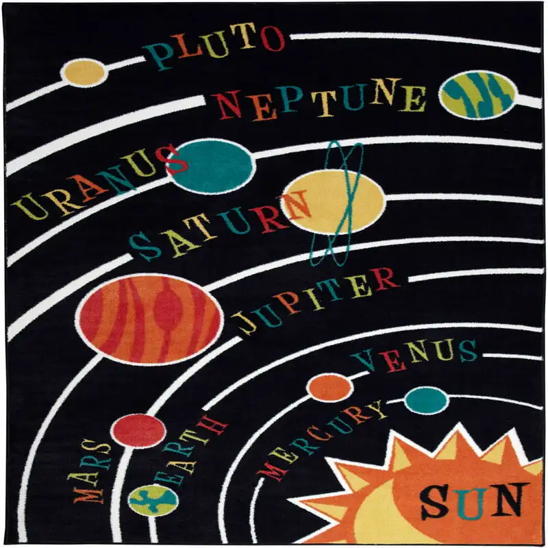 

Solar System Printed Area Rug