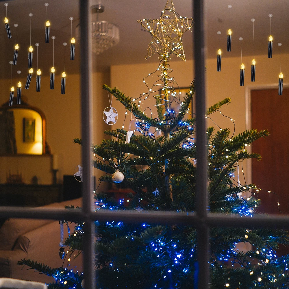 Светодиодная плавающая свеча для украшения дома мерцающее пламя пульт