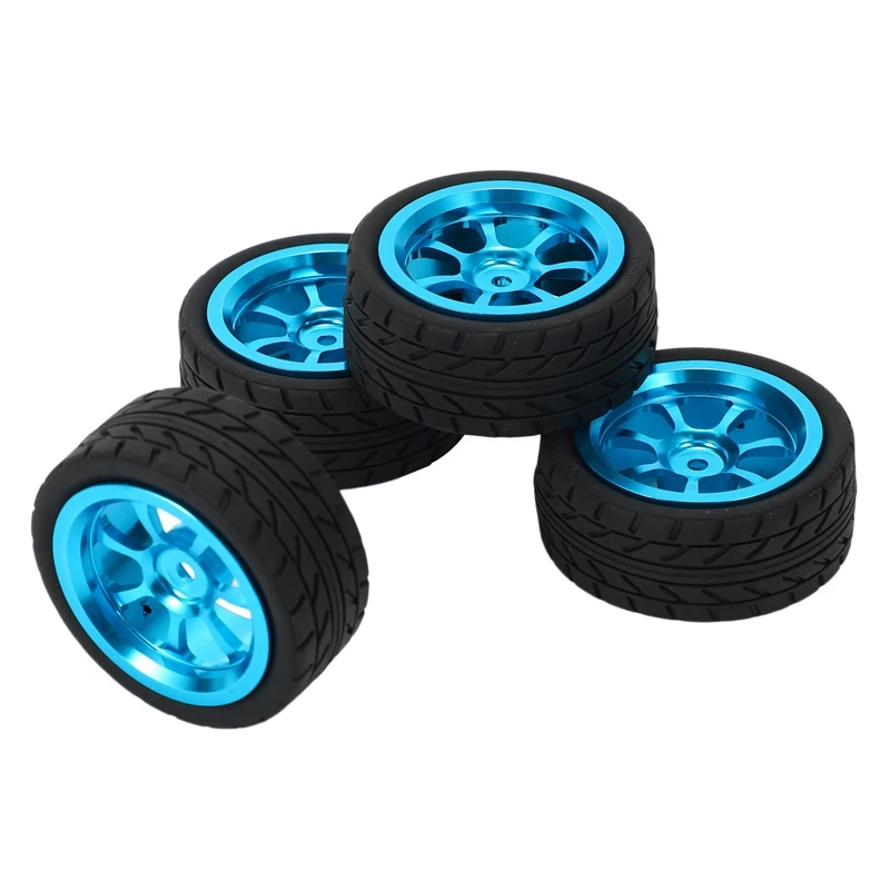 

4Pcs Alloy Rims&Tires Rc Car Wheels for 1/18 Wl Toys A949 A959 A969 A979 K929 A959-B A969-B A979-B K929-B