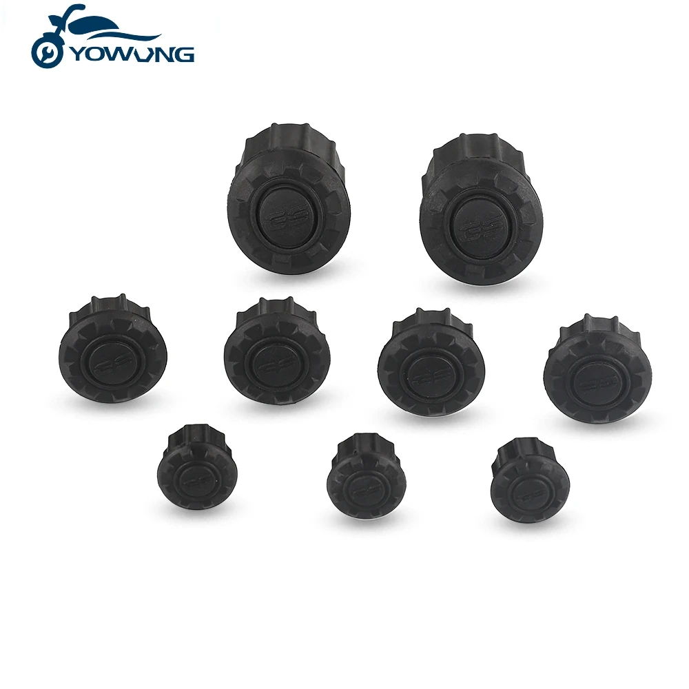 

Для BMW R1250 GS LC 2018-2022 R1250 GS Adventure 2018-2024 R1200 GS LC/ADV 2014-2018 Крышка отверстия в раме двигателя, заглушки, декоративная заглушка