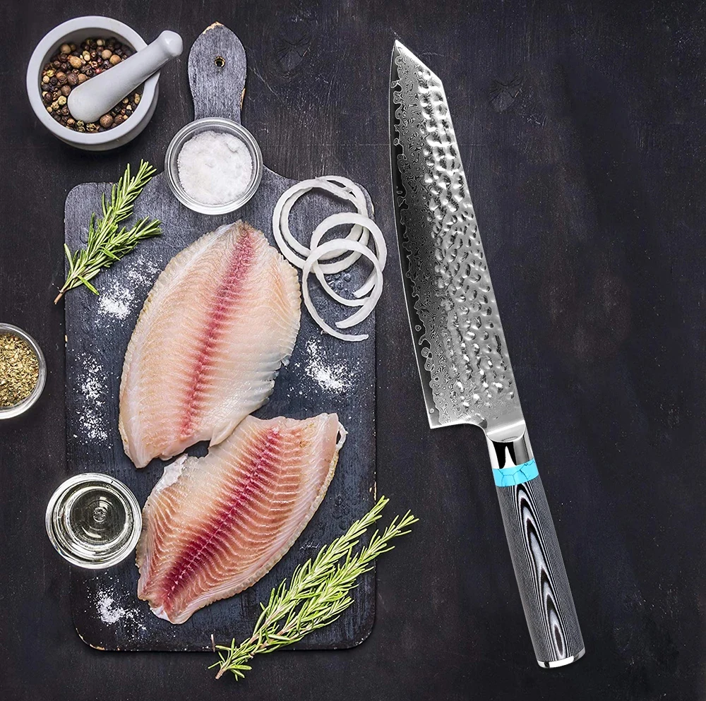 XITUO Кухонный нож из дамасской стали острый 8-дюймовый шеф-повара японский