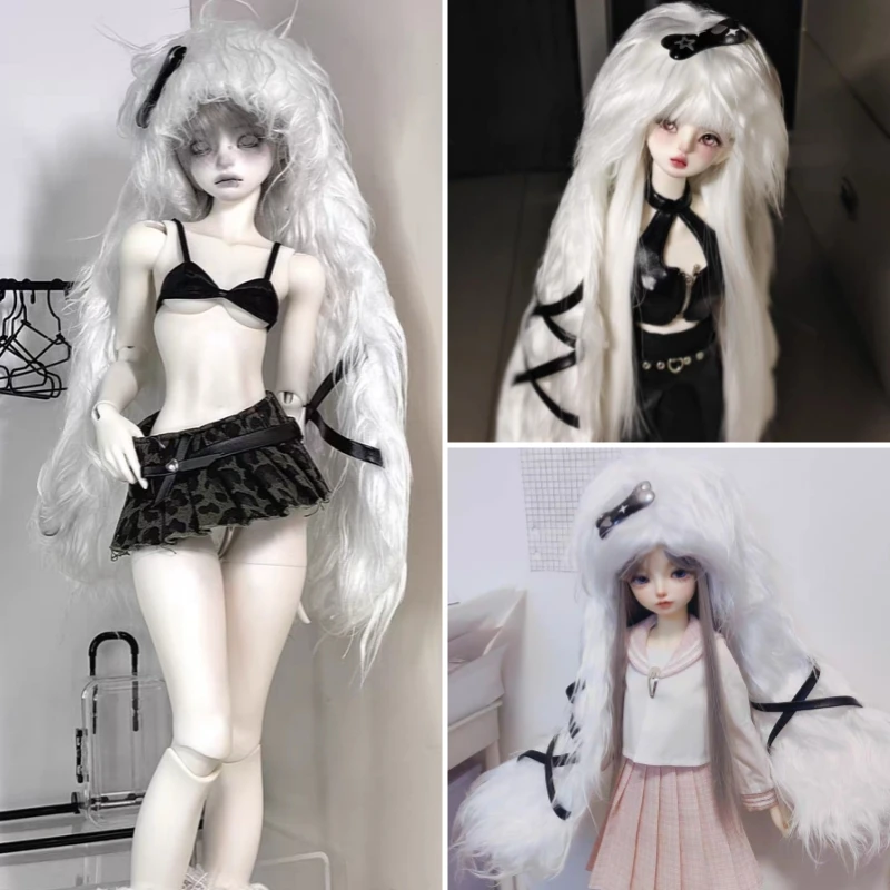 Фото Модная милая плюшевая шапка с кроликом для 1/3 1/4 1/6 BJD куклы DIY игрушки для девочек наряд подарок аксессуары для кукол №1