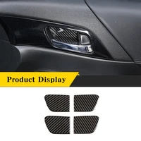for honda accord 2013 2016 real soft carbon fiber auto inner door bowl sticker cover trim car interior accessories