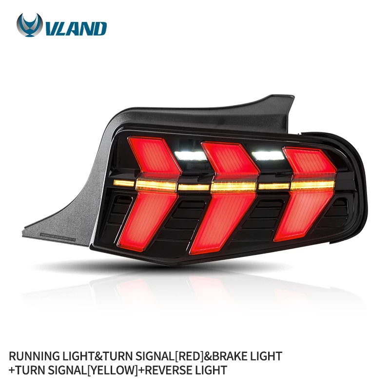 

apply to Factory Wholesale Seven Modes Turn Signal LED Taillights Rear Lamp Assembly 2010-2012 Tail Light For FORD MUSTANG